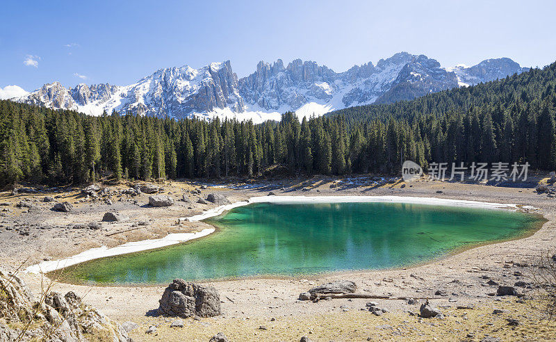 爱抚湖- Karersee, Trentino-Alto Adige，意大利